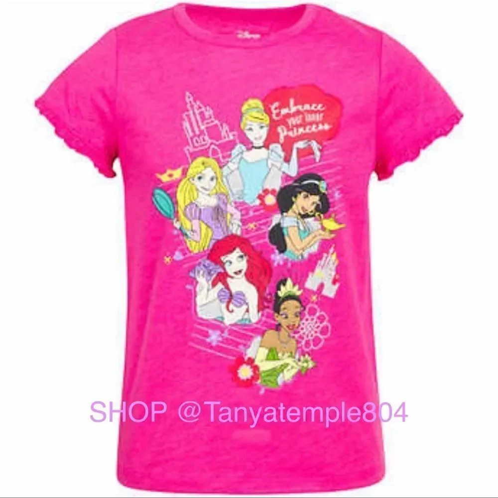 Disney Princess Kids' 4-pack Tee - Picture 2 of 9